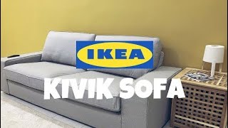 KIVIK Sofa Unboxing amp Assembling  IKEA How To [upl. by Aserehs]