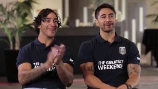 Jonathan Thurston and Shaun Johnson Interview [upl. by Gibson410]