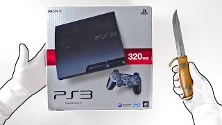 PS3 SLIM UNBOXING Sony Playstation 3 Console in 2019 [upl. by Mandy]