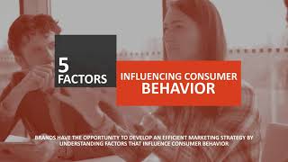 What are the 5 Factors Influencing Consumer Behavior [upl. by Repsac]