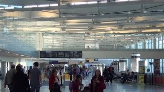 A Video Tour of Newark International Airport EWR Terminal C [upl. by Airekahs]