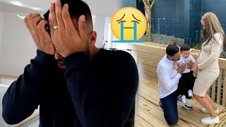 SURPRISE PREGNANCY ANNOUNCEMENT  Telling My Husband Im Pregnant Again EMOTIONAL VLOG [upl. by Elbertina]