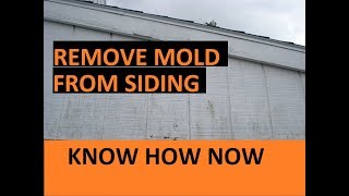 How to Clean Mold From House Wood Siding [upl. by Halonna]