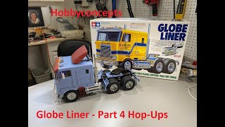 114 Tamiya RC Globe Liner Build for Novices  Part 4  Hop Ups [upl. by Mott]