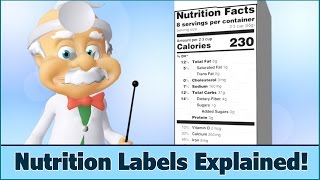 Nutrition Facts Labels  How to Read  For Kids  Dr Smarty [upl. by Surat822]