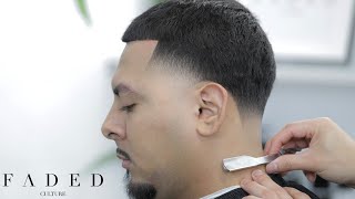 STEP BY STEP SKIN TAPER FADE HAIRCUT HUGE TRANSFORMARION [upl. by Innoc52]