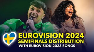 Eurovision 2024  Semifinal Allocation Draw [upl. by Ghassan190]