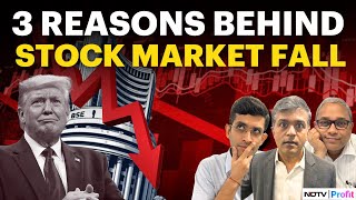 Why Is Stock Market Falling  Nifty Sensex Down  Share Market Down NEWS [upl. by Nnoved]