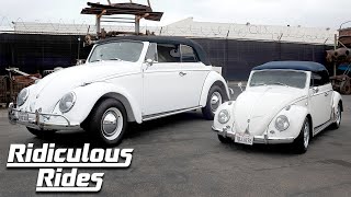 We Built A Giant VW Beetle  RIDICULOUS RIDES [upl. by Aelegna346]