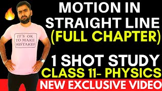 MOTION IN STRAIGHT LINE FULL CHAPTER  CLASS 11 PHYSICS CHAPTER 3  WITH NUMERICALS [upl. by Aitropal223]