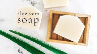 How to make aloe vera soap at home [upl. by Tita]