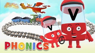 Phonics  Learn to Read  The Letter V  Journey Through the Alphabet  Alphablocks [upl. by Offen]