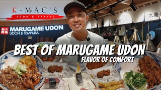 Best of Marugame Udon  Handcrafted Udon  Flavor of Comfort [upl. by Warga517]