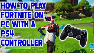 How to play Fortnite on PC with PS4 controller [upl. by Yhtamit]