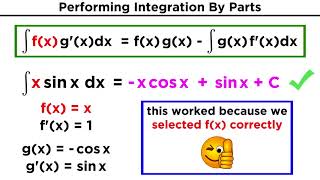 Integration By Parts [upl. by Nomis]