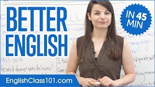 Learn English in 45 Minutes  ALL the Grammar Basics You Need [upl. by Chao]