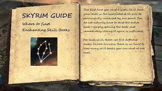 Skyrim Guide  Where to find All 5 Enchanting Skill Books [upl. by Parrie867]