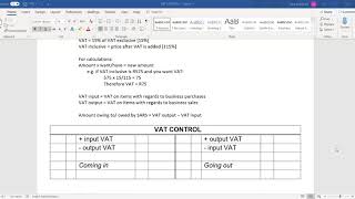 Accounting VAT [upl. by Ravens]