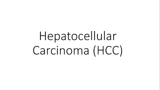 Hepatocellular Carcinoma HCC  For Medical Students [upl. by Yar]