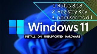 How to install windows 11 on unsupported pc [upl. by Oeram]